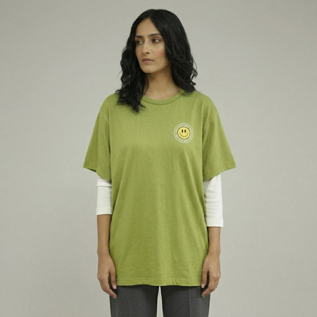 WOMEN'S KNITTED TEE