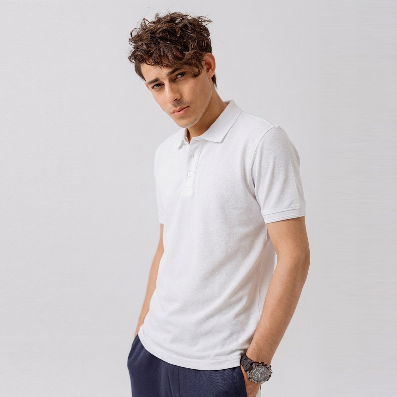 MEN'S BASIC POLO SHIRT