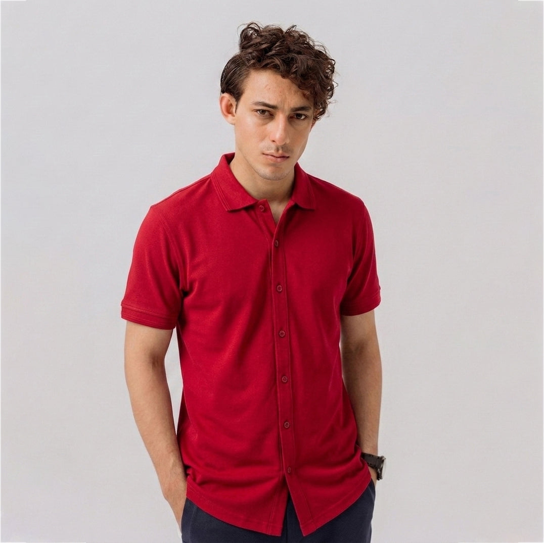 MEN'S BASIC BUTTON DOWN SHIRT