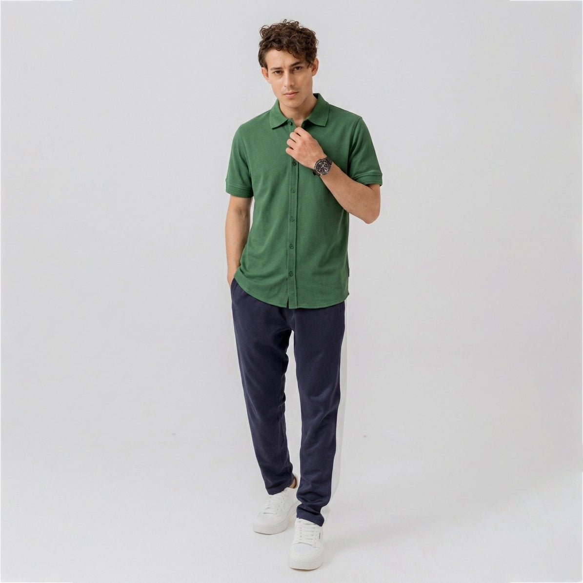 MEN'S BASIC BUTTON DOWN SHIRT
