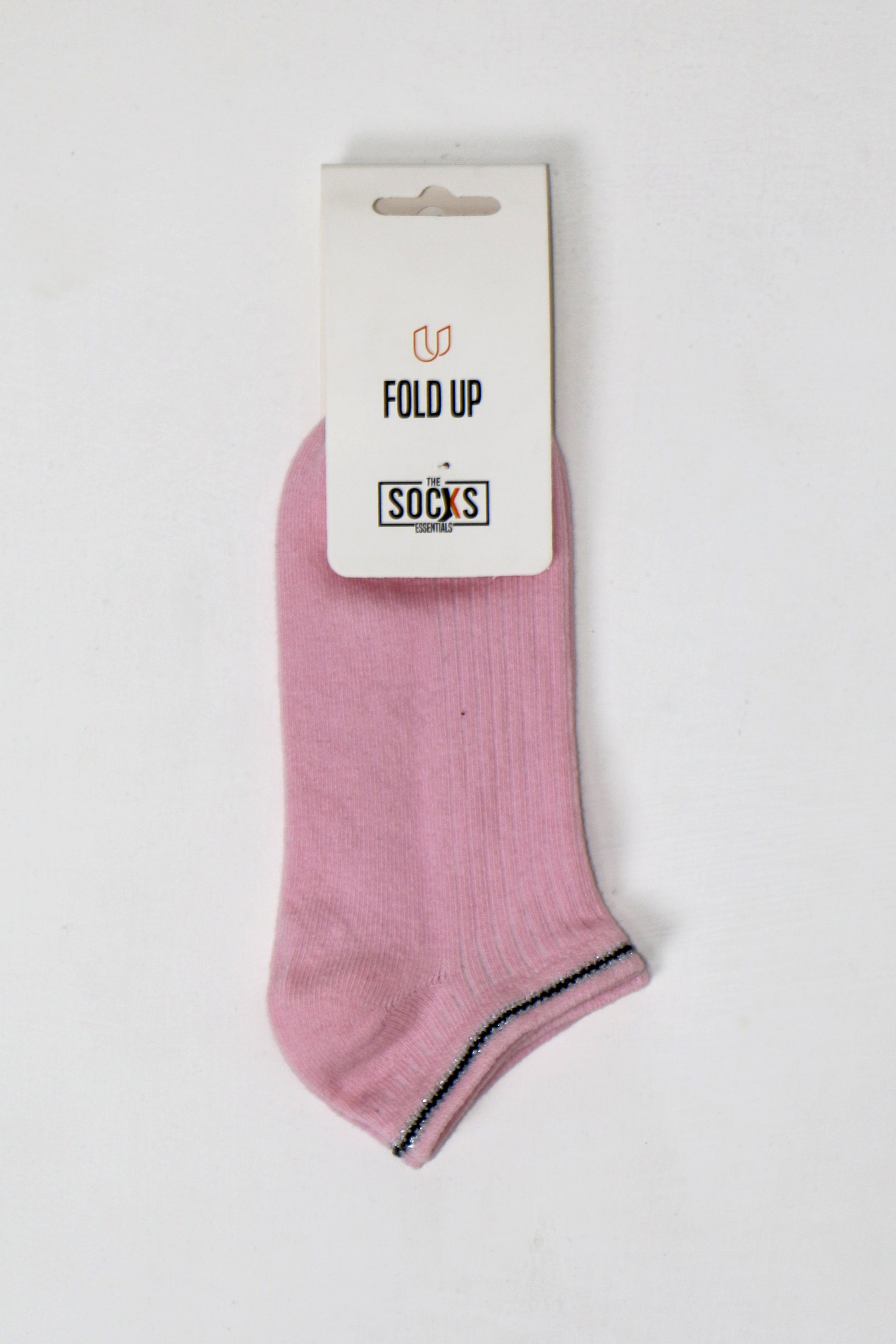 WOMEN LUREX (TILLA) TIPPED NO SHOW PACK OF 3 SOCKS