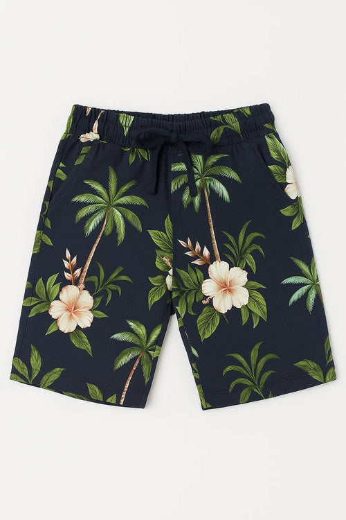 BOYS ALL OVER PRINTED TROPICAL SHORTS (2 to 14 Years)