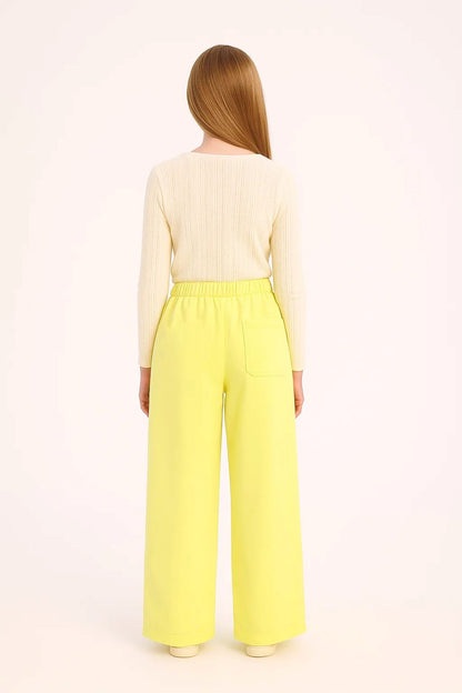 KIDS GIRLS FLARED LEG TROUSER (7 TO 14 YEARS)