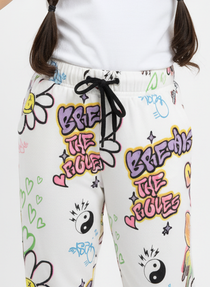 Kids Girls Sweat Pants 2 to 14 Years