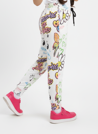 Kids Girls Sweat Pants 2 to 14 Years