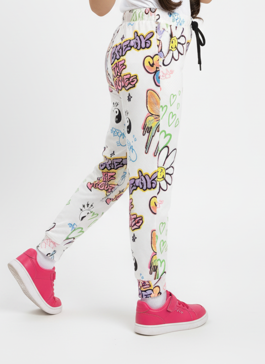 Kids Girls Sweat Pants 2 to 14 Years