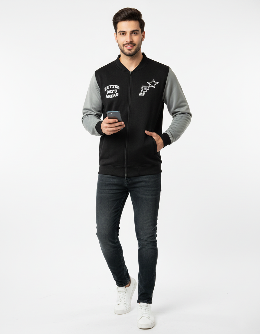 MEN'S OUTERWEAR BASEBALL ZIPPER