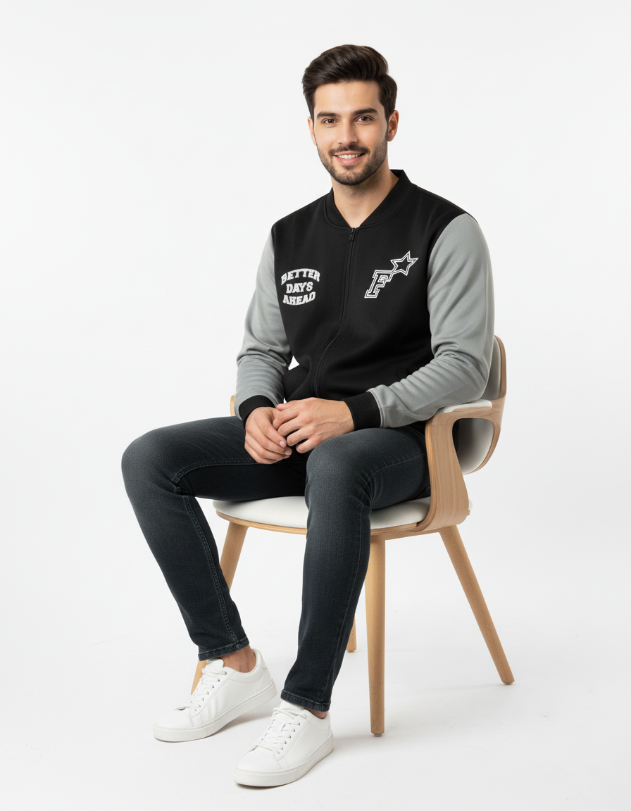 MEN'S OUTERWEAR BASEBALL ZIPPER