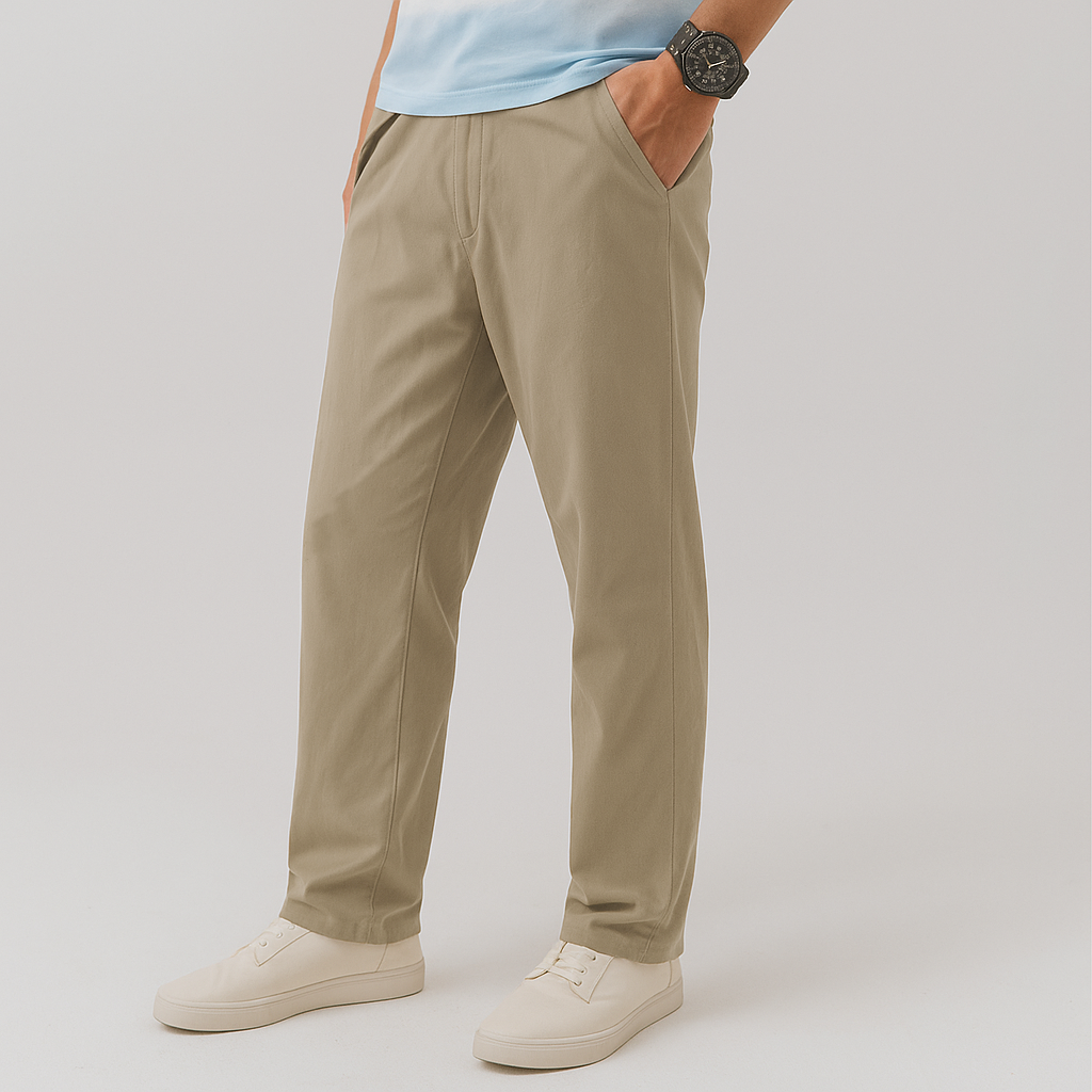 MEN'S KNITTED CHINO PANT