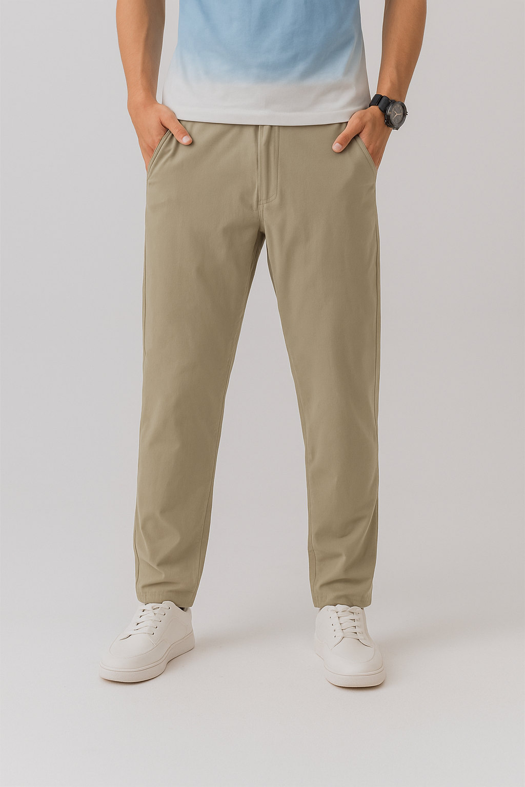 MEN'S KNITTED CHINO PANT