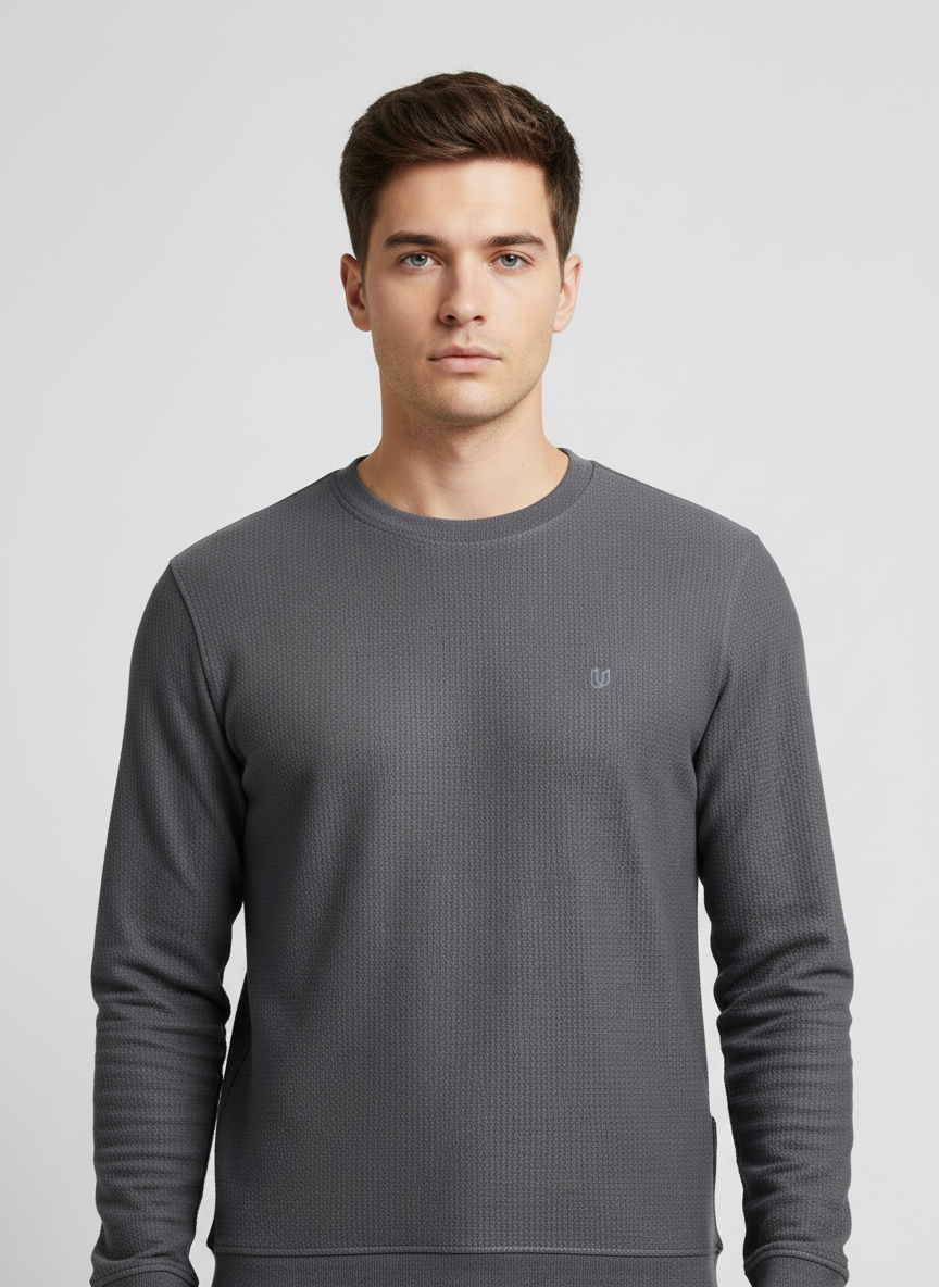 MEN'S CROSS KNIT CO-ORD SET