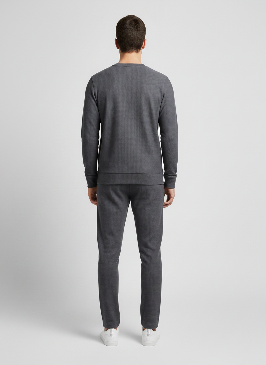 MEN'S CROSS KNIT CO-ORD SET