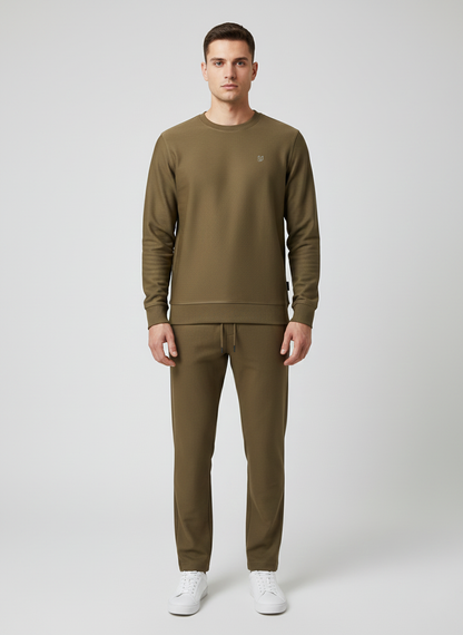 MEN'S CROSS KNIT CO-ORD SET