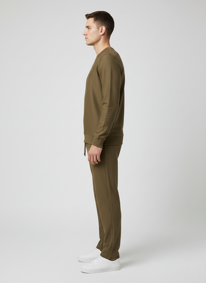 MEN'S CROSS KNIT CO-ORD SET