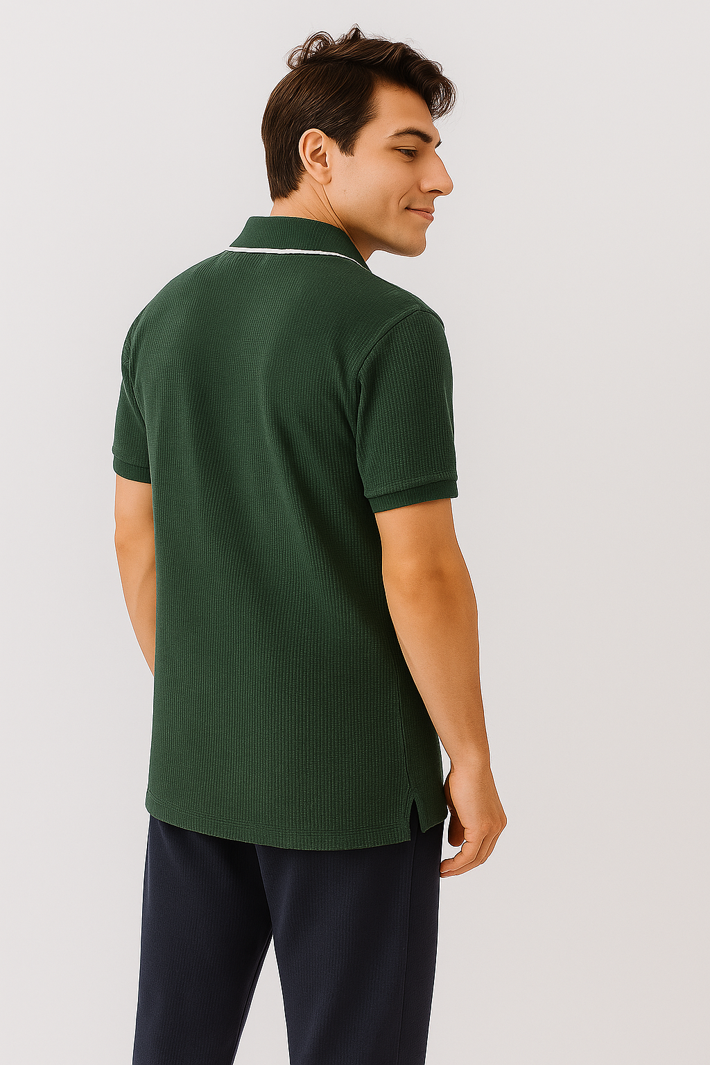 MEN'S TRENDY JOHNNY COLLAR POLO