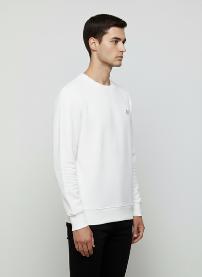 MEN'S BASIC JACQUARD KNIT SWEATSHIRT