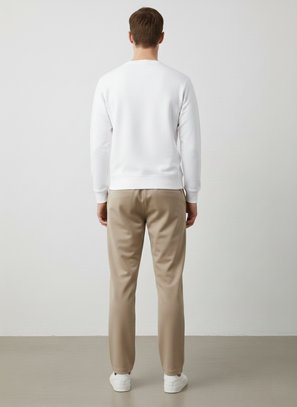 MEN'S LOOSE FIT JACQUARD KNIT TROUSER