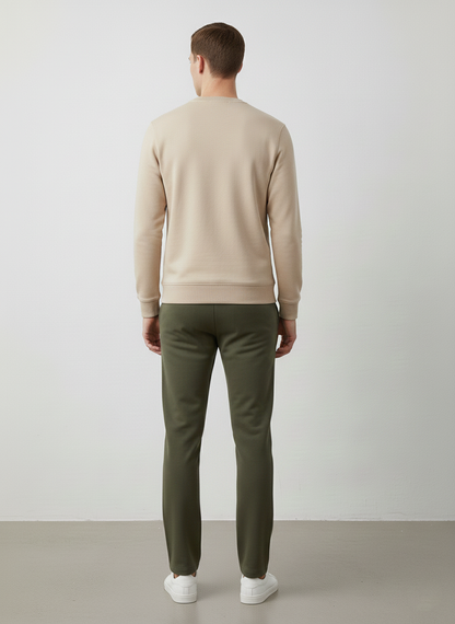 MEN'S LOOSE FIT JACQUARD KNIT TROUSER