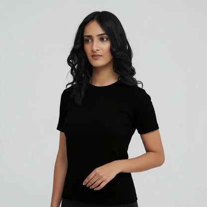 WOMEN'S KNITTED TEE