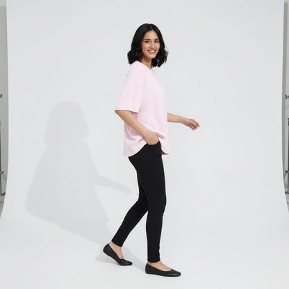 WOMEN'S KNITTED TEE