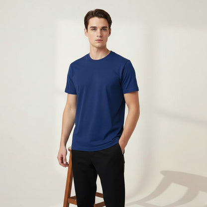 MEN'S TEXTURED CREW NECK TEE