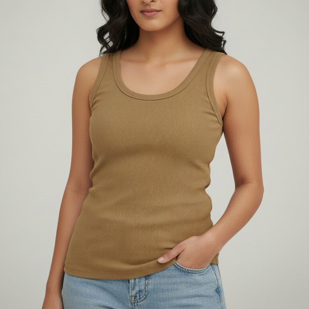WOMEN'S KNIT TANK TOP