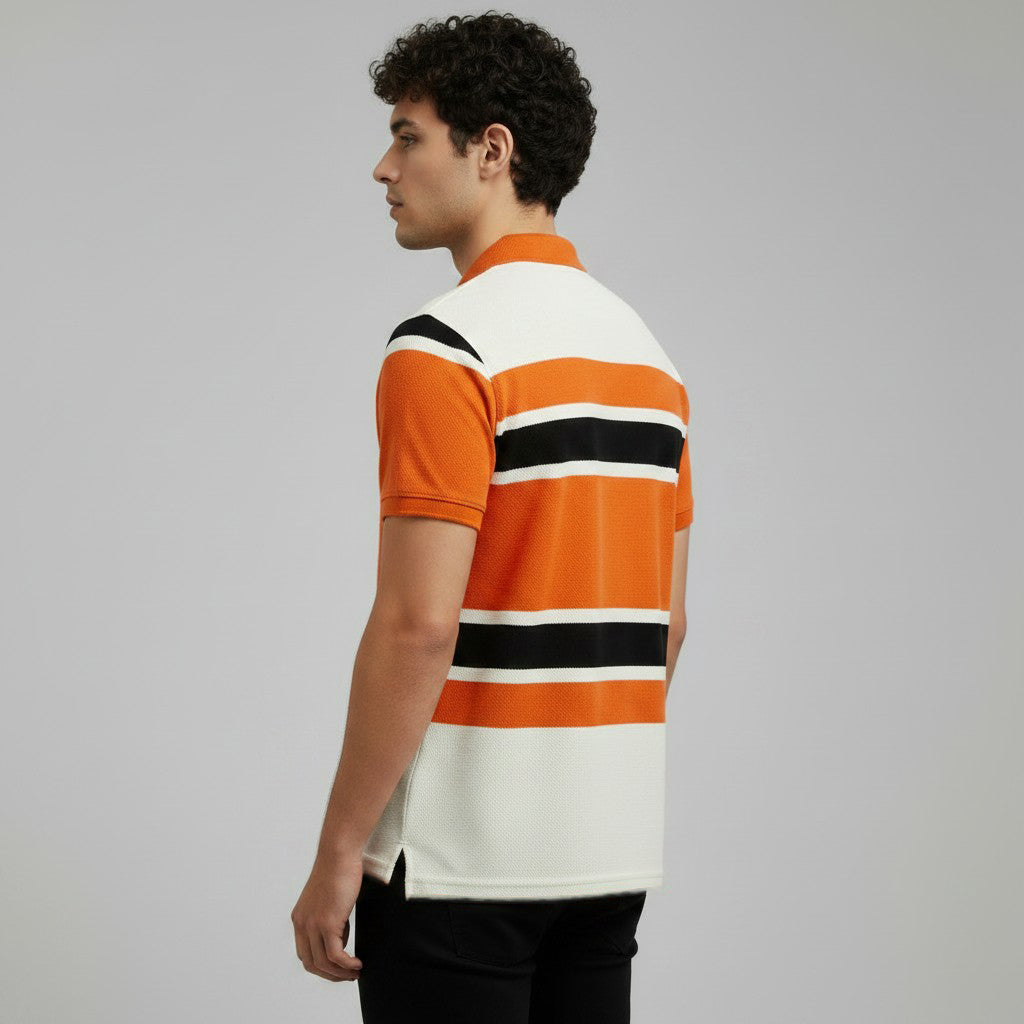 MEN'S STRIPER POLO SHIRT