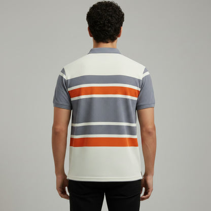 MEN'S STRIPER POLO SHIRT