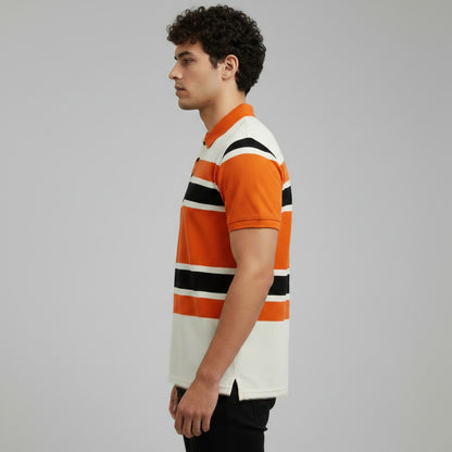 MEN'S STRIPER POLO SHIRT
