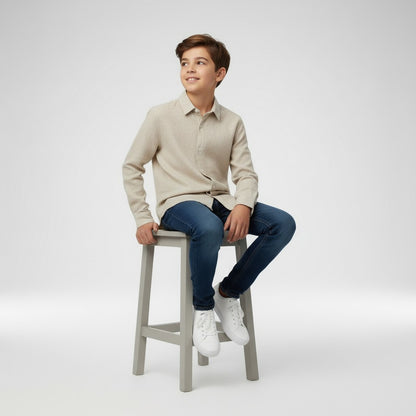 BOY'S CASUAL BUTTON DOWN SHIRT