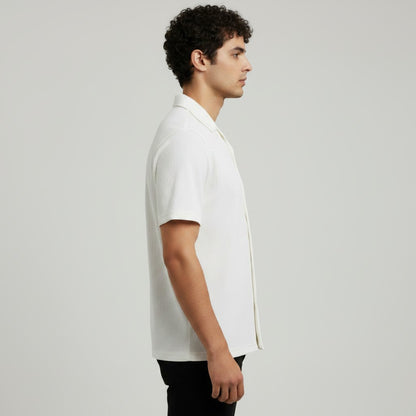 MEN'S TEXTURE BUTTON DOWN SHIRT