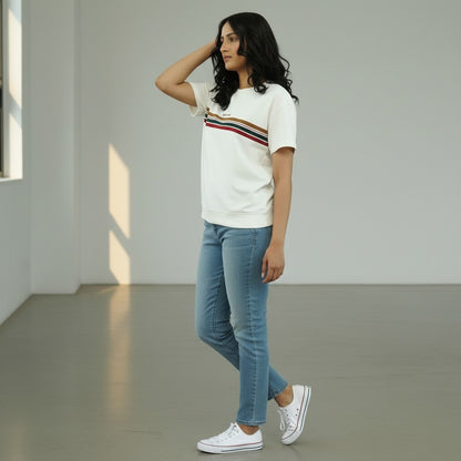 WOMEN'S KNITTED T-SHIRT