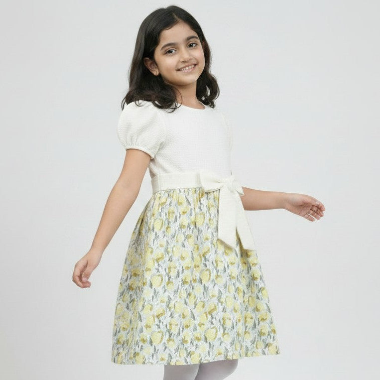 GIRL'S FLORAL FROCK