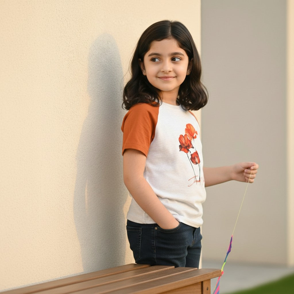 GIRL'S GRAPHIC T-SHIRT