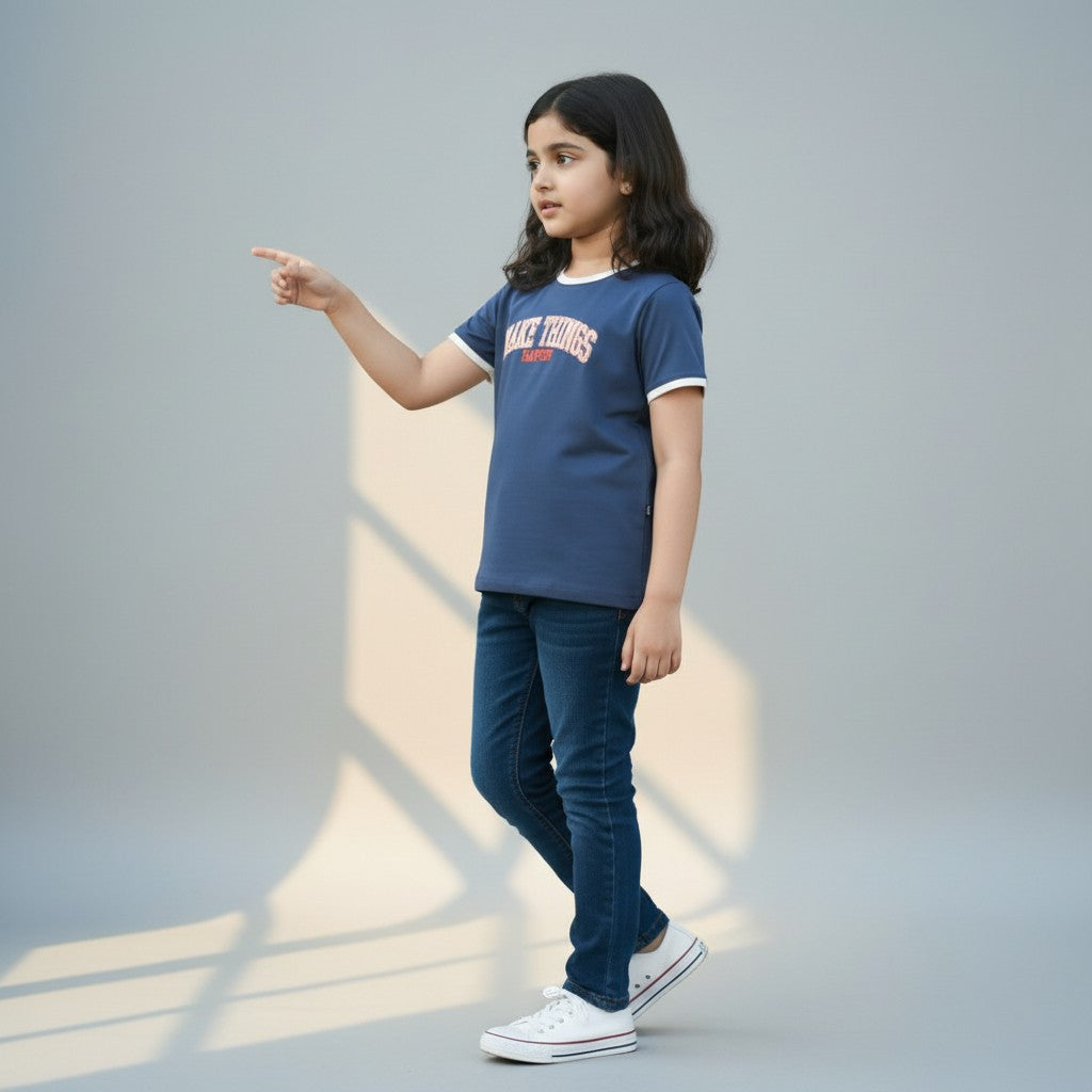 GIRL'S GRAPHIC T-SHIRT