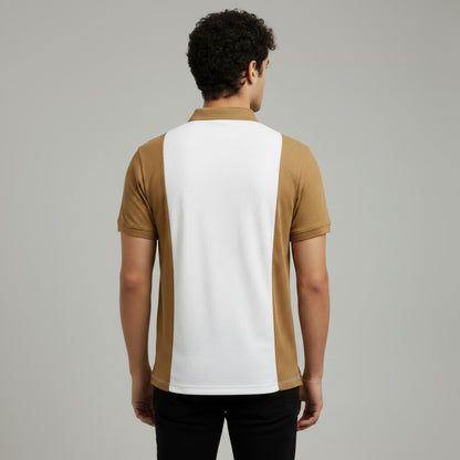 MEN'S PANELED POLO SHIRT
