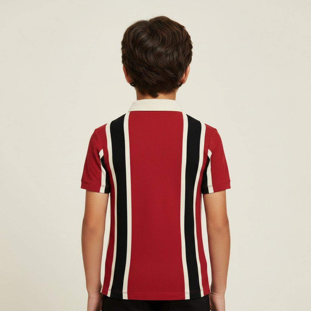 BOY'S STRIPED POLO SHIRT