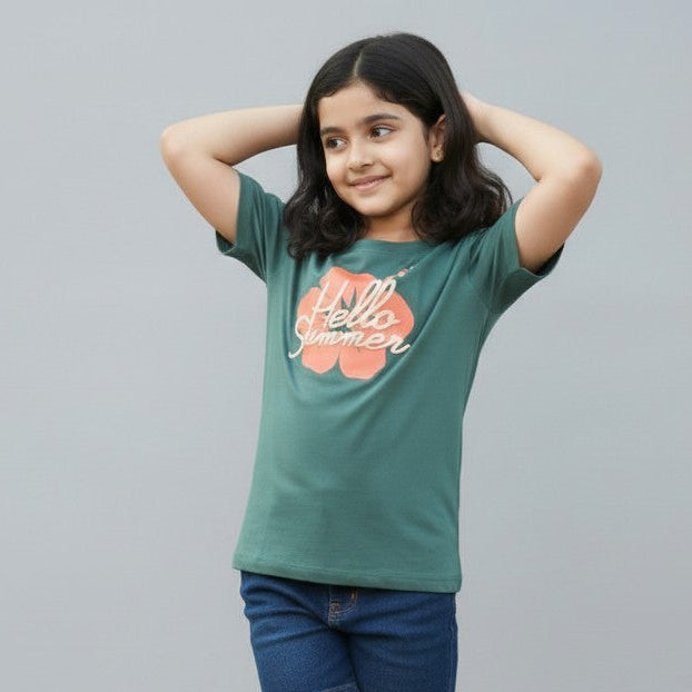 GIRL'S GRAPHIC T-SHIRT