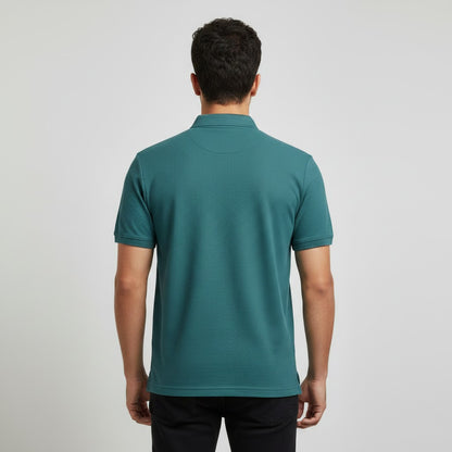 MEN'S TEXTURED POLO SHIRT
