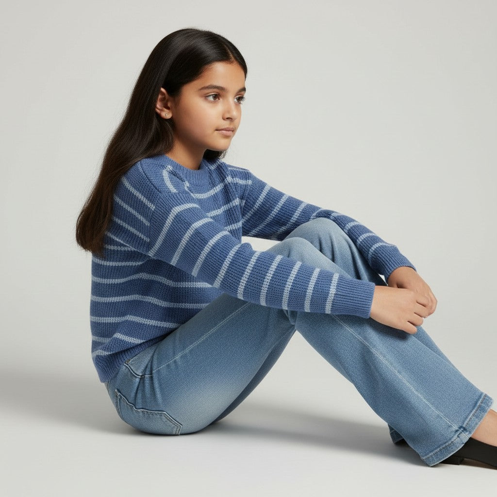 GIRL'S BOOTCUT DENIM BOTTOM