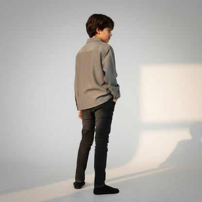 BOY'S CASUAL BUTTON DOWN SHIRT