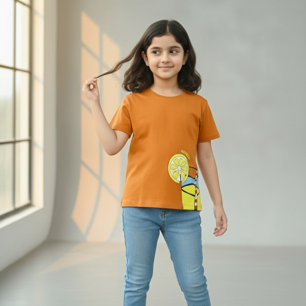 GIRL'S GRAPHIC T-SHIRT