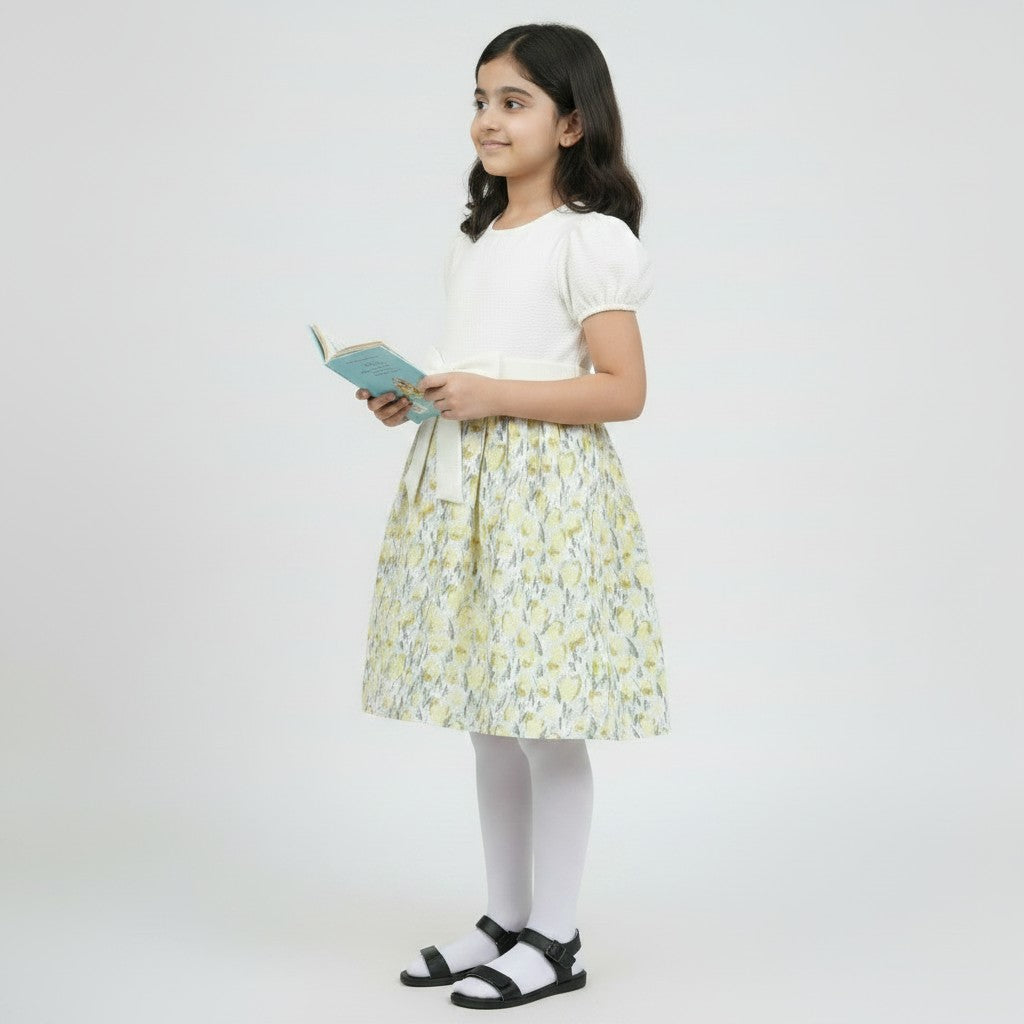 GIRL'S FLORAL FROCK