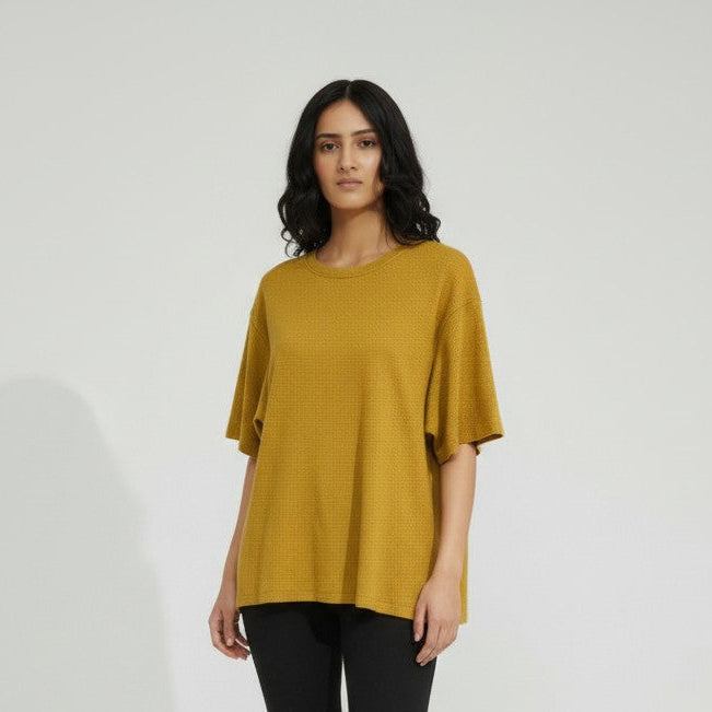 WOMEN'S KNITTED TEE