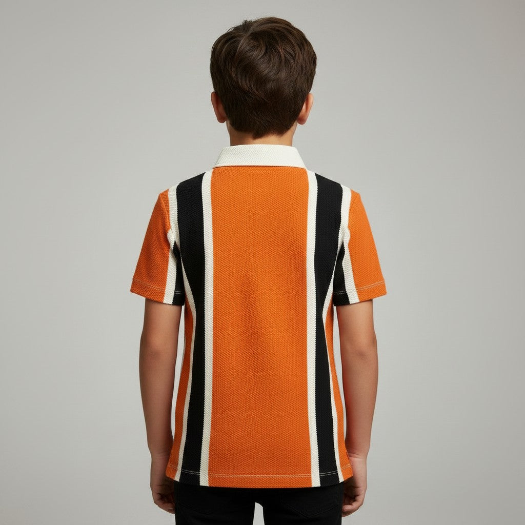 BOY'S STRIPED POLO SHIRT