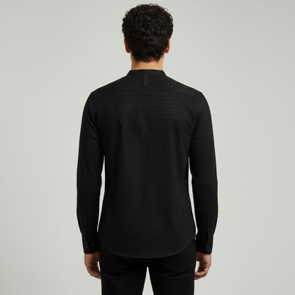 MEN'S BAN COLLAR SHIRT