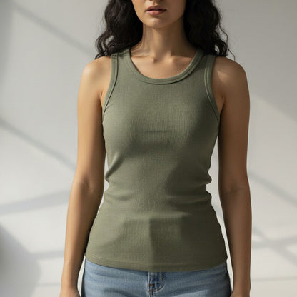 WOMEN'S KNIT TANK TOP