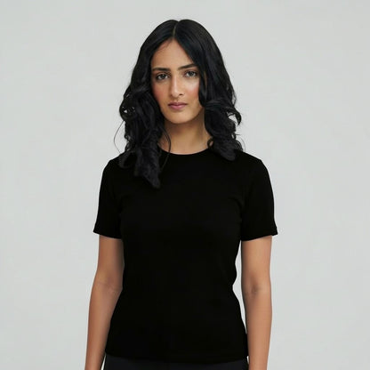 WOMEN'S KNITTED TEE