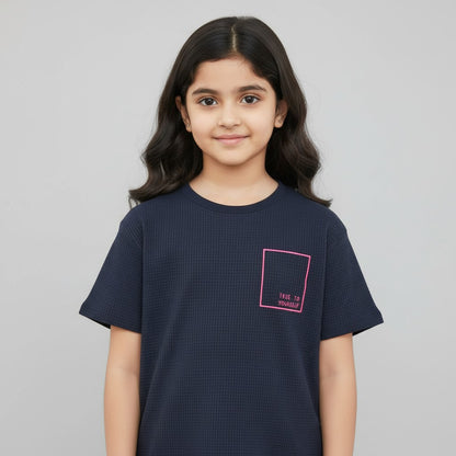 GIRL'S KNIT T-SHIRT