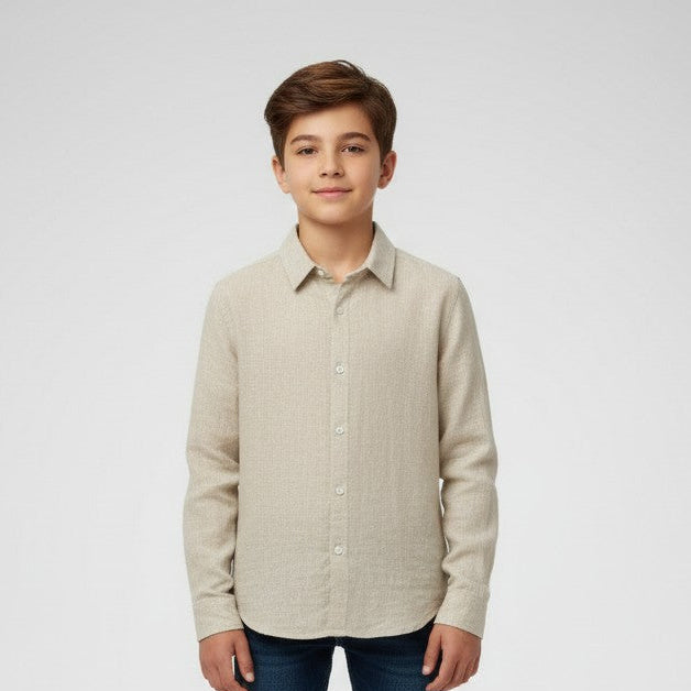 BOY'S CASUAL BUTTON DOWN SHIRT